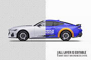 2026 Muscle Performance Coupe Set, an Advertising Mockup by Halal Graphic Studio (Thumbnail 5 of 12)