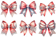 Baseball Mom Coquette Bow, an Illustration by DreamArtGraphic (Thumbnail 4 of 4)