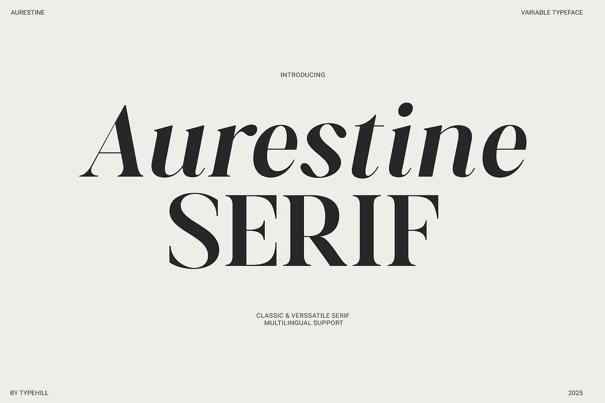Aurestine Serif, a Serif Font by Typehill (Photo 1 of 14)