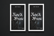 Black Rain - Modern Blackletter Font, a Blackletter Font by overlaytemplates (Thumbnail 3 of 5)