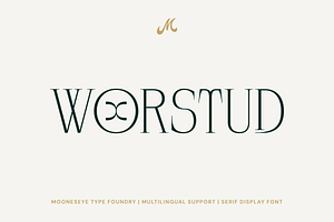 Wordstud - Luxury Serif Display Font