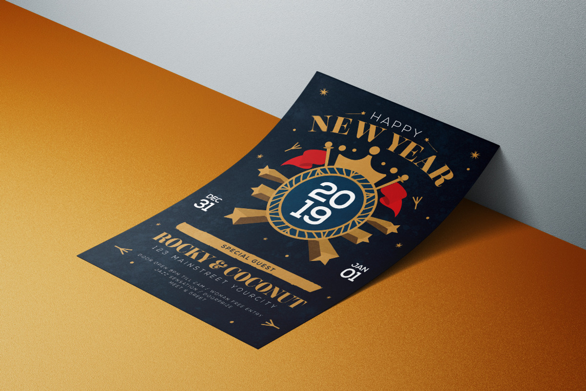 New Year Flyer, a Flyer Template by Tokosatsu (Photo 2 of 4)