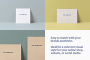 Single Card Mockup Bundle, a Print Template by Studio MVDM (Thumbnail 5 of 8)