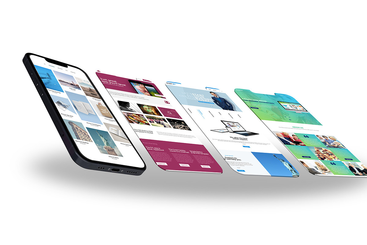 ALL 3D iPHONE MOCK-UP BUNDLE VOL-1, an iPhone Mockup by Graphicsworld125 (Photo 42 of 62)
