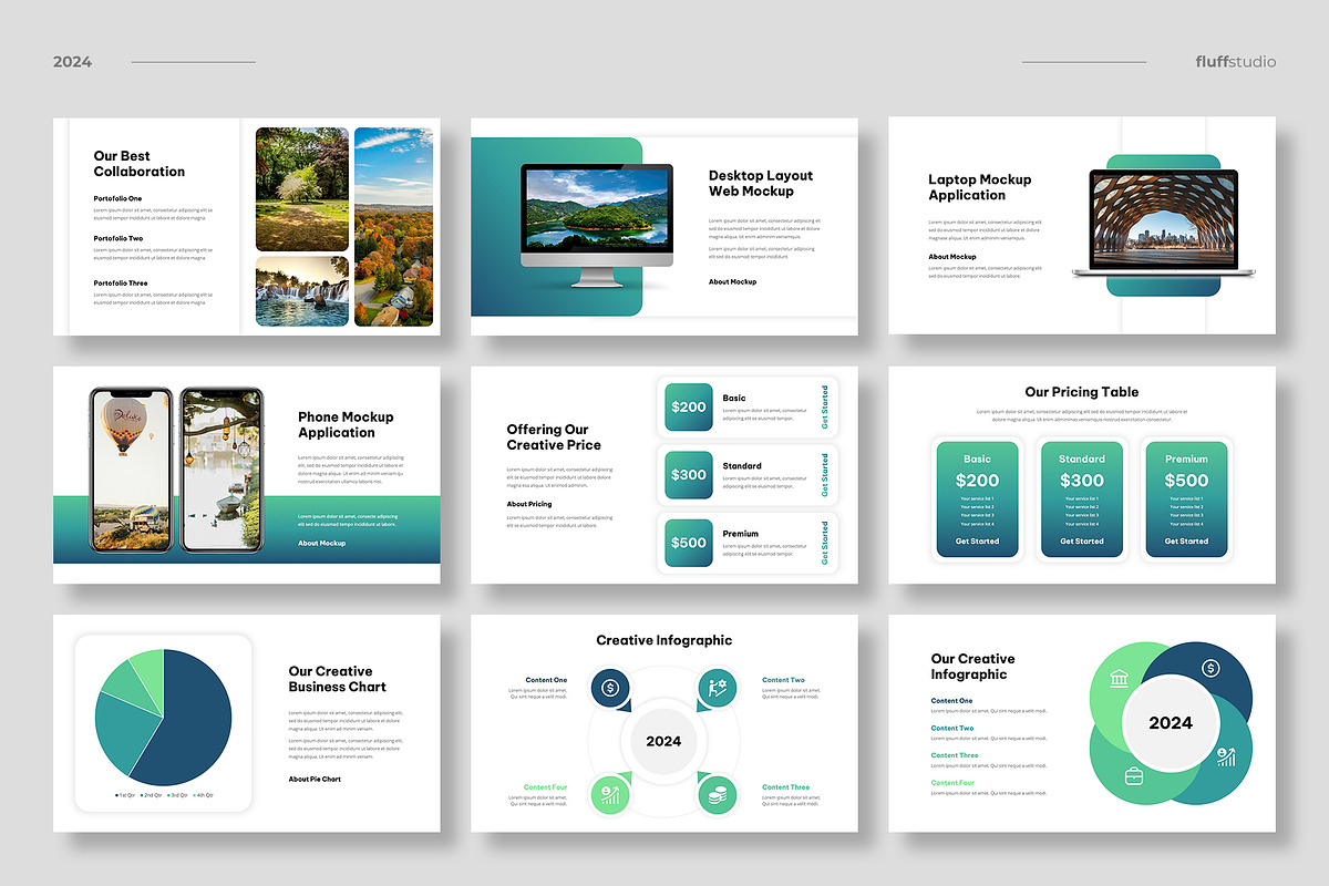 Creative Business Keynote Template, a Design Template by fluffstudio (Photo 5 of 6)