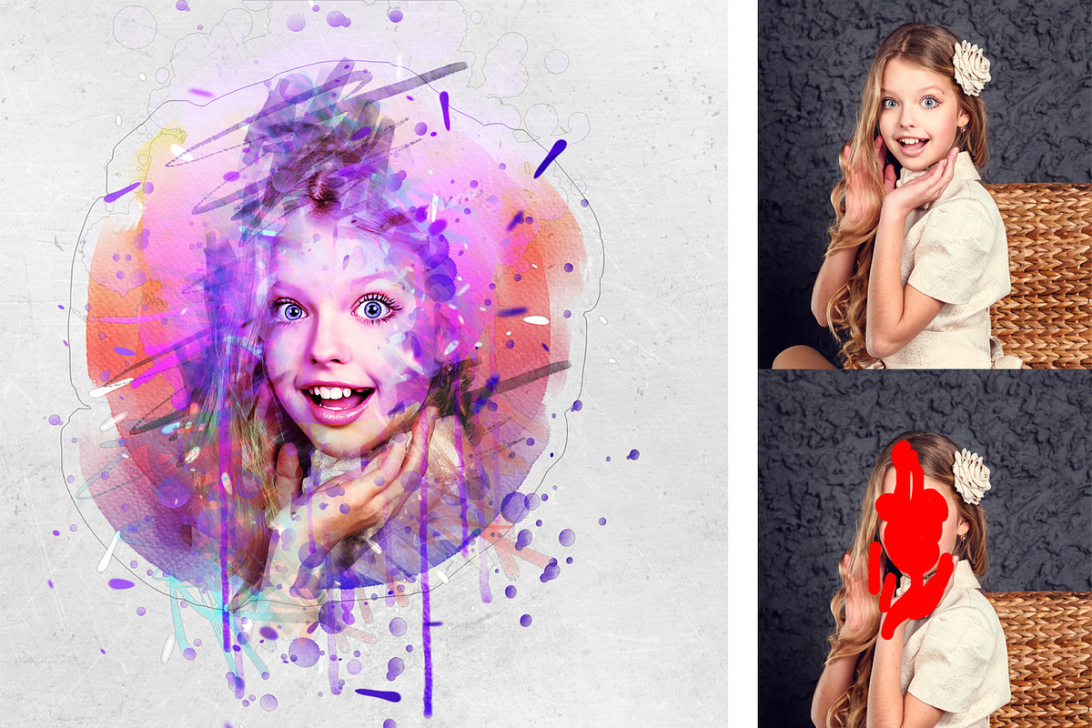 Paint Photoshop Action, an Action Add-On by MRI STUDIO (Photo 11 of 22)