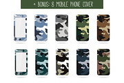 Seamless Camouflage Pattern, a Pattern Graphic by Tatti Graphic Studio (Thumbnail 3 of 4)