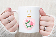 Heart Locket Coquette Valentine Clip, an Illustration by Sublimation Artist (Thumbnail 5 of 6)