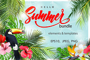 Hello Summer Bundle., an Object Graphic by Gulnara Khadeeva (Thumbnail 1 of 7)