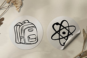 Back to school. Funny school doodles, an Object Graphic by Black Orchid (Thumbnail 4 of 5)