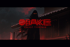 Obake Typeface