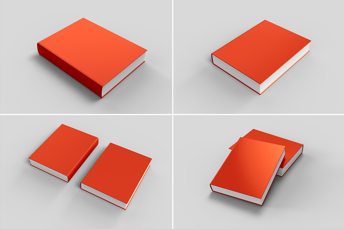 Big Book Cover Mockup - 11 Views, a Books & Magazine Mockup by Illusiongraphic (Photo 24 of 26)