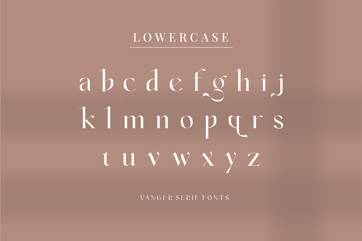 Vanger _ modern serif font, a Serif Font by Penatic Studio (Photo 7 of 10)