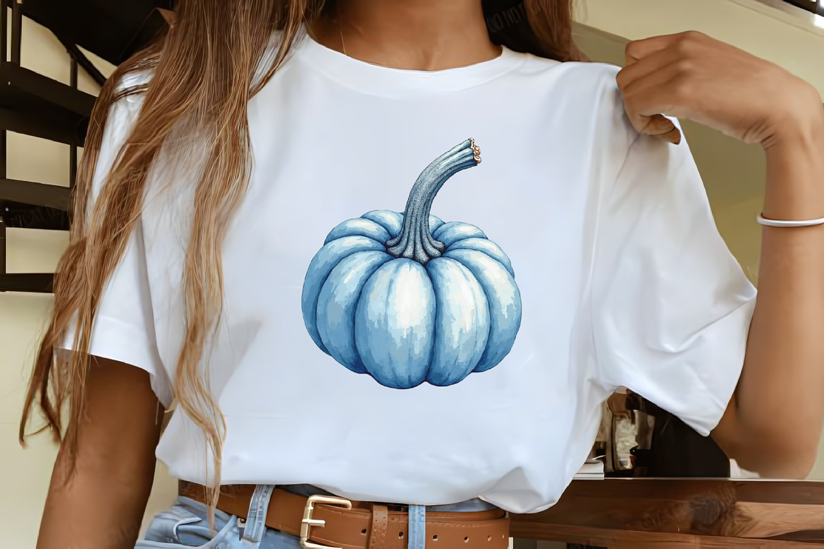 Watercolor Blue Halloween Clipart, an Illustration by CrexoraLab (Photo 3 of 5)