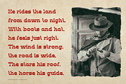 Horse Speed | Western Slab Serif, a Slab Serif Font by Denustudios (Thumbnail 3 of 12)