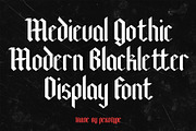 Blackville - Gothic Blackletter Font, a Blackletter Font by Pekotype (Thumbnail 2 of 15)
