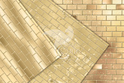Gold Brick Walls Digital Paper, a Texture Graphic by Digital Curio (Thumbnail 6 of 7)
