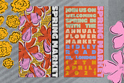 Spring Summer Floral Pattern Set, a Pattern Graphic by angelainthefields (Thumbnail 5 of 6)