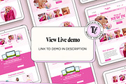 Wix Pink Website Template, a Wix Template by Template Twist Shop (Thumbnail 3 of 10)