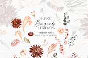 Burgundy Dahlia Fall Collection, an Illustration by Olga Koelsch (Thumbnail 15 of 16)