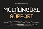 Glide - Modern Logo Luxury Font, a Sans Serif Font by Sensatype (Thumbnail 14 of 14)