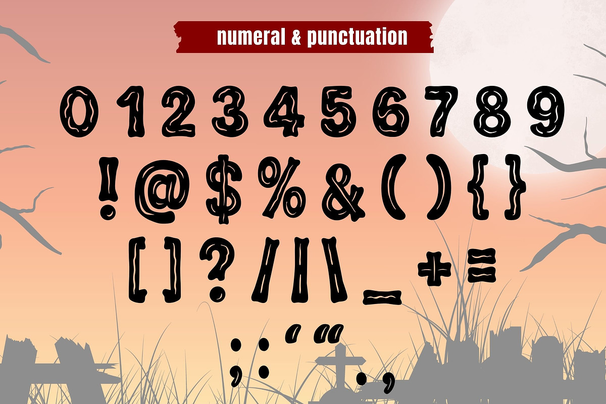 WitchMist – Spooky Halloween Font, a Symbol Font by AnningArts (Photo 8 of 8)