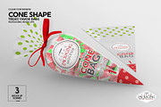 Clear Large Cone Bag PackagingMockup, a Packaging Mockup by INCDesign (Thumbnail 4 of 15)