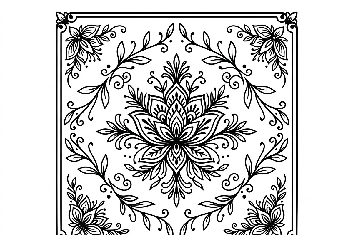 50 Elegant Floral Ornament Bundle, a Decorative Illustration by Amazin_art (Photo 17 of 42)