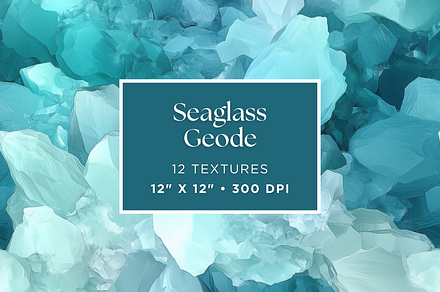 Seaglass Geode Textures