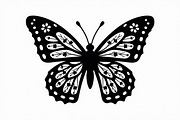 Flying Butterfly Vector Silhouette, an Illustration by Amazin_art (Thumbnail 13 of 21)