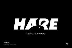 Hare Wordmark Logo, a Branding & Logo Template by Akdesain