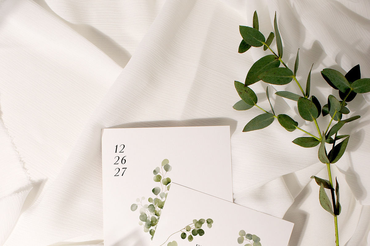 FLORAL WINTER BOX Watercolor Bundle, a Seasonal Illustration by Muse Artist (Photo 63 of 95)