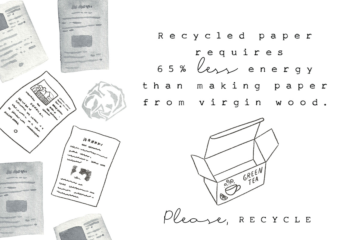 Waste Paper, an Illustration by Olga Bonitas (Photo 4 of 5)
