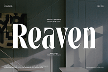 Reaven – Modern High Contrast Serif