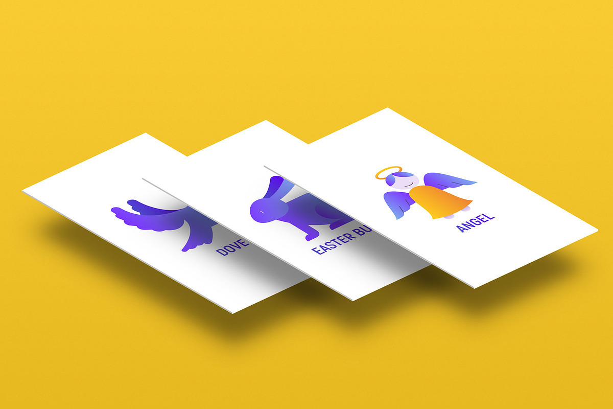 Christianity | 16 Flat Gradient Icon, an Outline Icon by Alex Blogoodf (Photo 9 of 11)