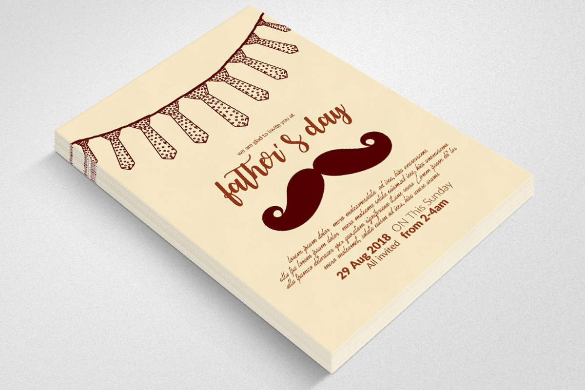 Super Dad Father Day Flyer Template, a Poster Template by Design Up (Photo 2 of 3)
