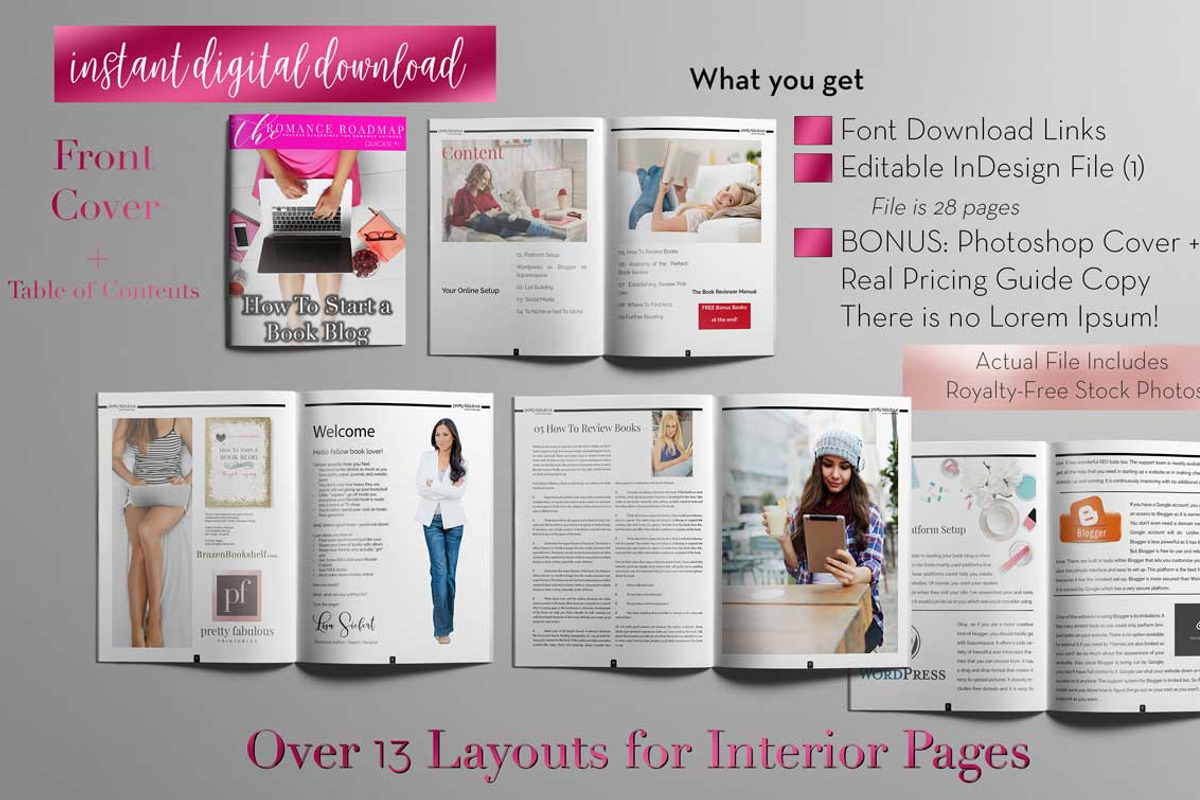 How To e-Book | InDesign Template, a Magazine Template by Planner Templates (Photo 2 of 12)