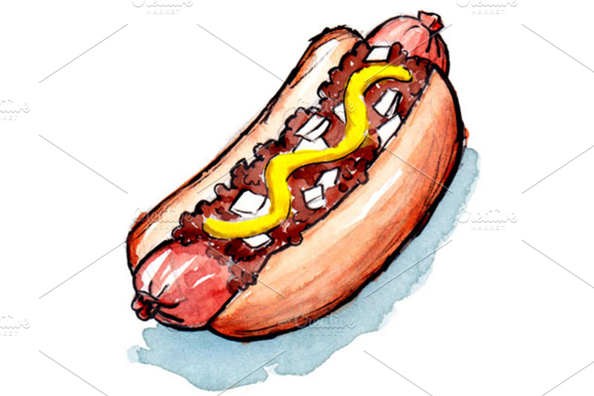 One Up, a Food Illustration by DearthCo