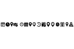 Collection of web icons featuring, a Technology Illustration by ZinetroN