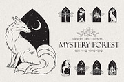 Mystery Forest Arts and Patterns, an Animal Illustration by Croisy (Thumbnail 1 of 10)