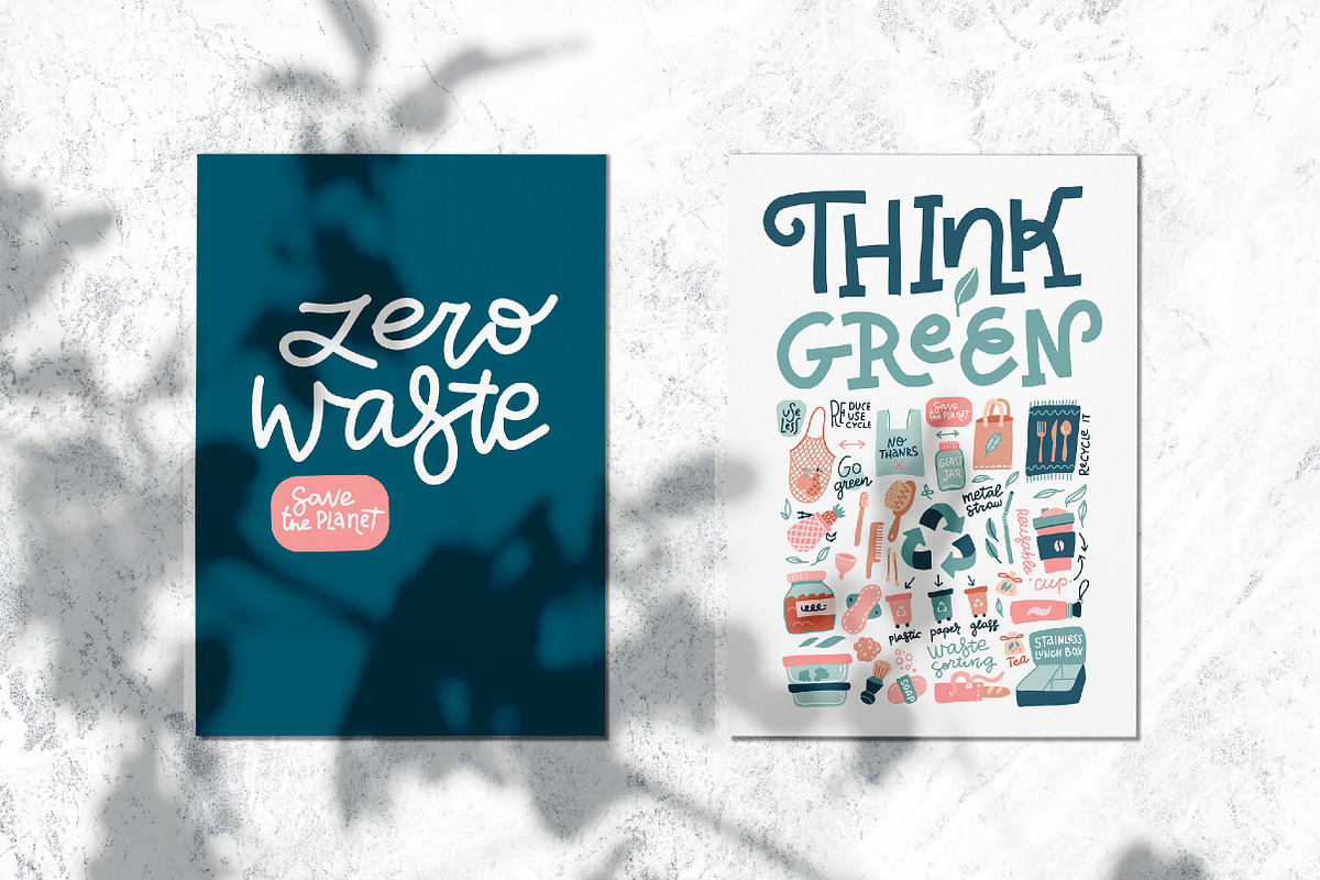 Zero Waste vector collection, an Illustration by Lana Sham (Photo 3 of 11)