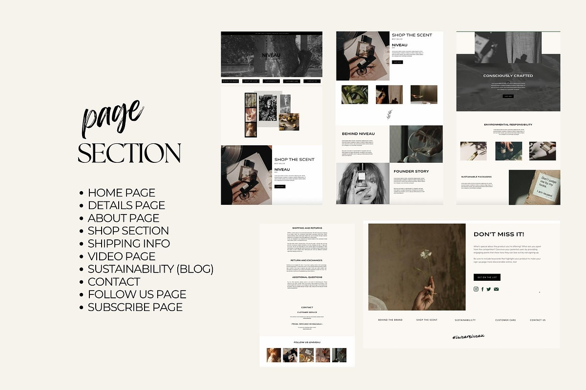 Canva One-Page Sales Page Template, a Landing Page Template by Ivyandpalette (Photo 3 of 7)