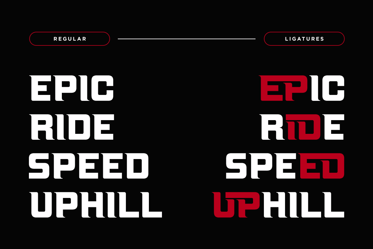 Xolaris - Sports Display Font, a Serif Font by Font Liner (Photo 5 of 9)