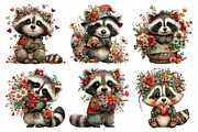 Whimsical Mother's Day Raccoon Clipa, an Illustration by Daily.Designs (Thumbnail 3 of 8)