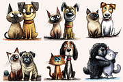 Quirky Dogs & Cats Illustrations, an Animal Illustration by PrintHaven Designs (Thumbnail 4 of 9)