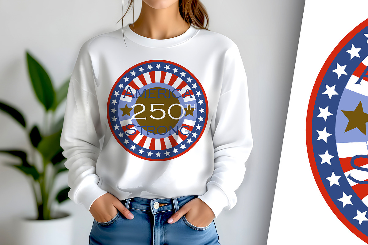 America 250 Years Strong, an Education Illustration by Sharon Schwalbe (Photo 1 of 5)