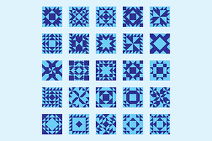 Quilt Patterns Icons