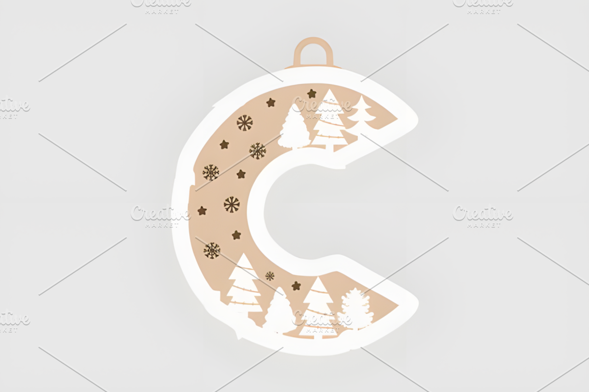 Christmas Lollipop Holder 3d SVG, an Object 3D Model by Coco Bloom (Photo 5 of 5)