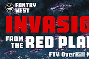FTY Overkill Condensed, a Sans Serif Font by Fontry West (Thumbnail 9 of 9)
