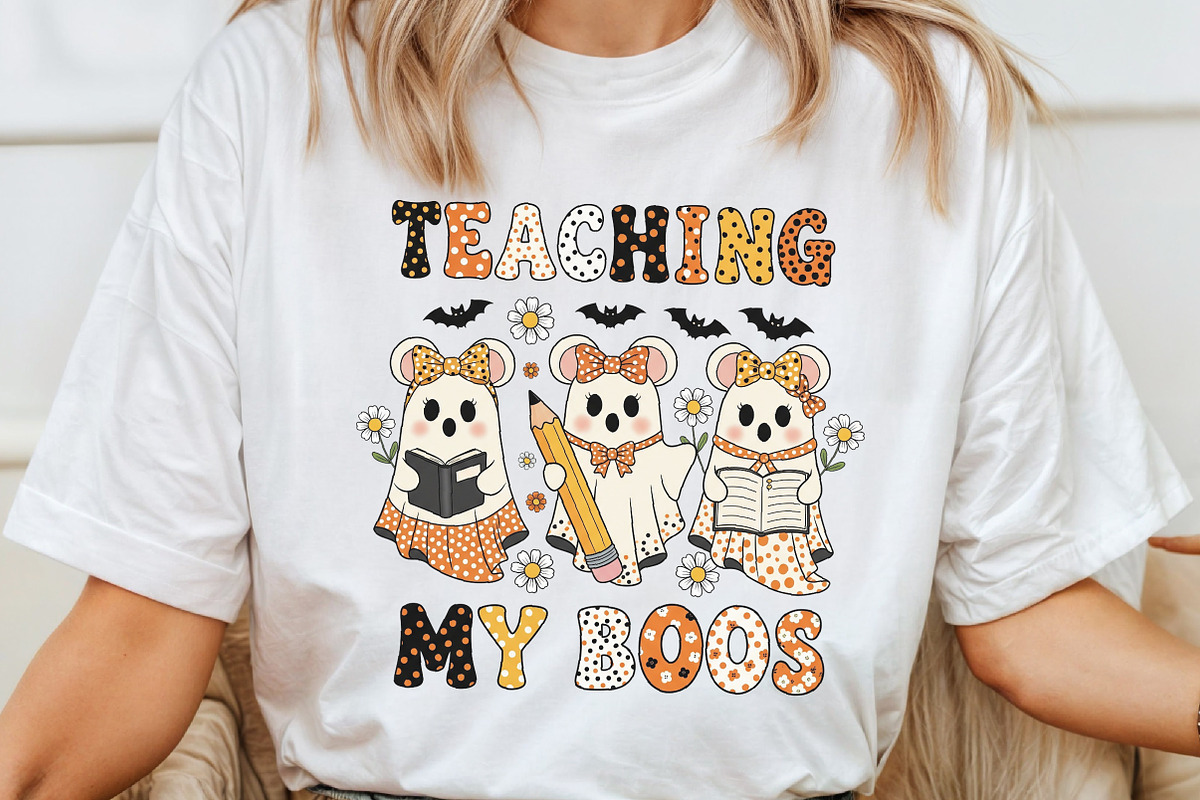 Teaching My Boos Halloween PNG, an Illustration by Craft Nest (Photo 5 of 7)